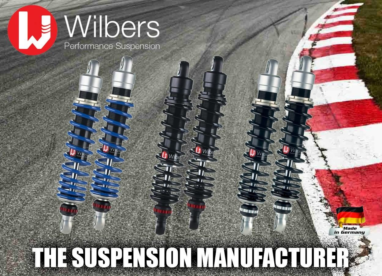 Wilbers rugóstagok versenypálya-háttérrel